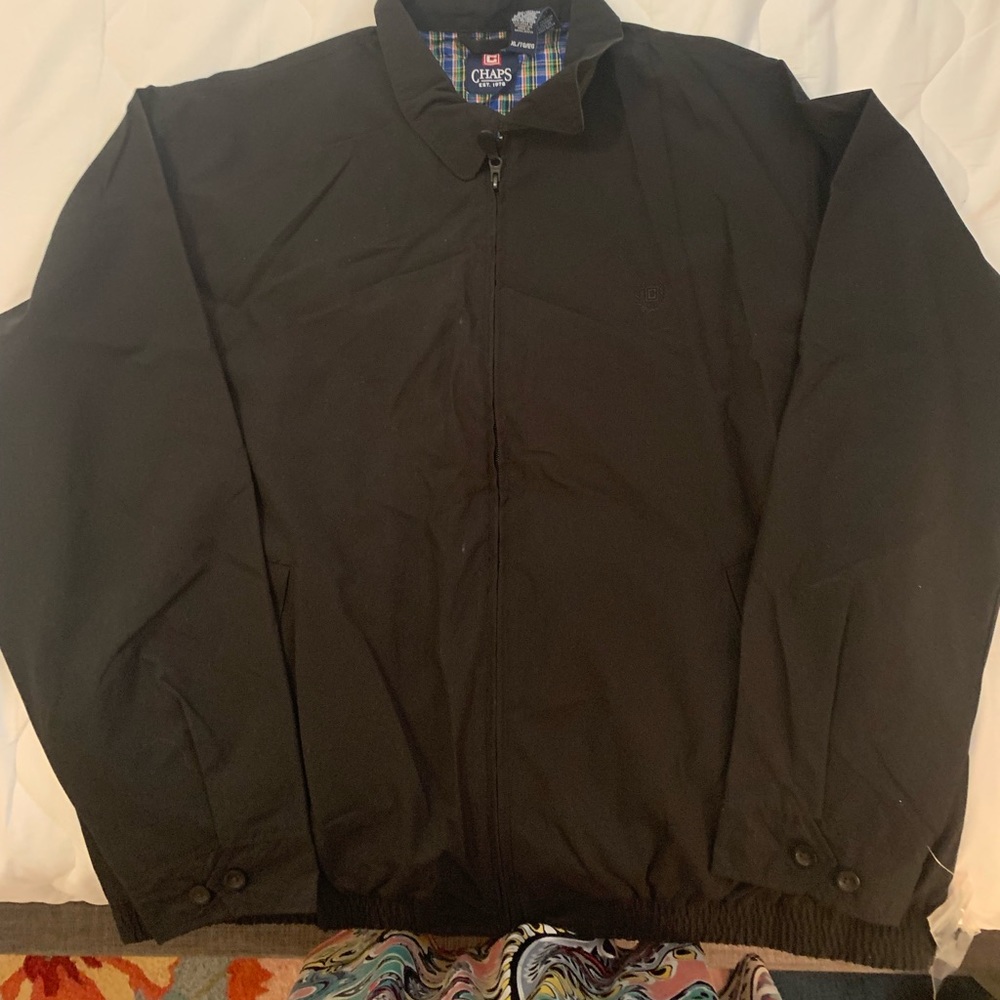 Chaps Black Men’s XL Jacket NWT